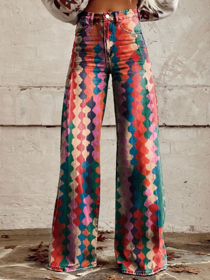 AMÉLIE | Elegant and Comfortable Bohemian Wide-Leg Pants