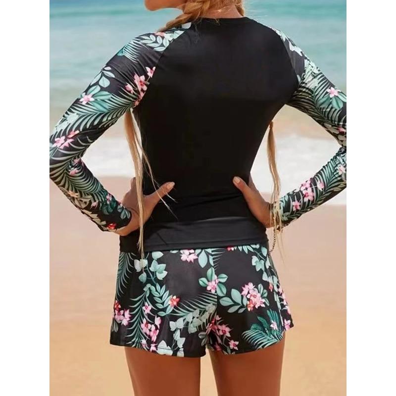 Noa | Two-Piece Swimsuit with Long Sleeves for Surfing