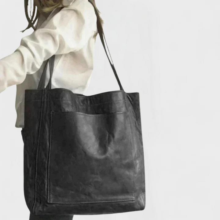 Monica | Women’s Soft Leather Tote Bag for Everyday Use