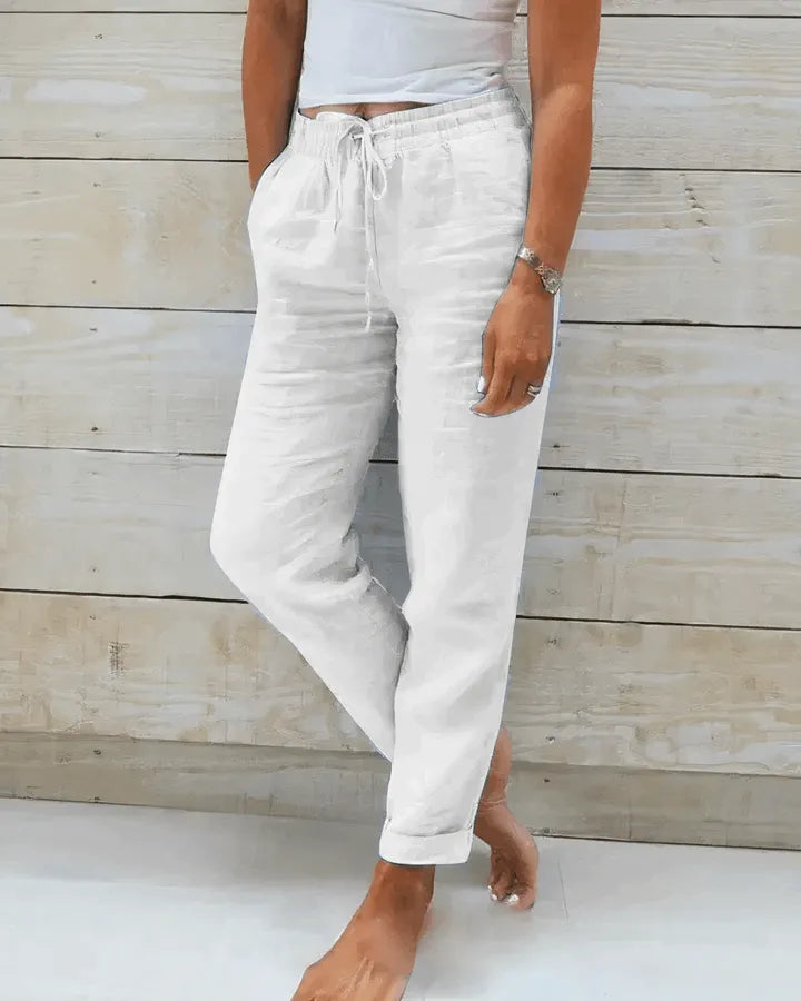 Evie | Lightweight Linen Pants