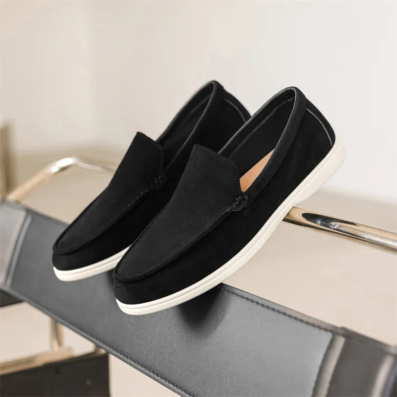 Dante Lucarello Casual Suede Slip-On Loafers