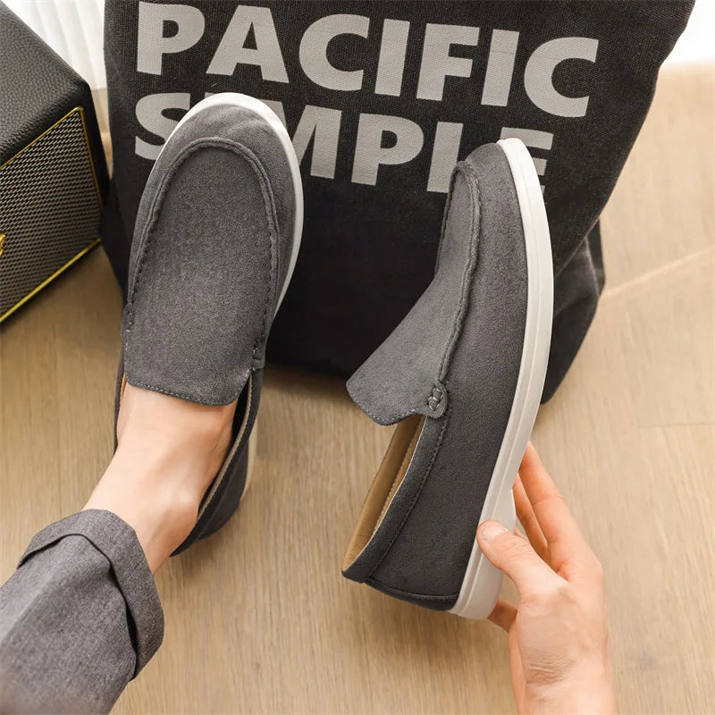 Dante Lucarello Casual Suede Slip-On Loafers