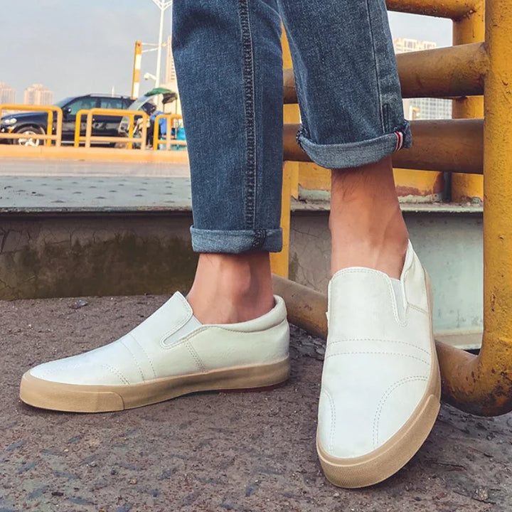 Lionel Portavani Men’s Leather Slip-On Loafers