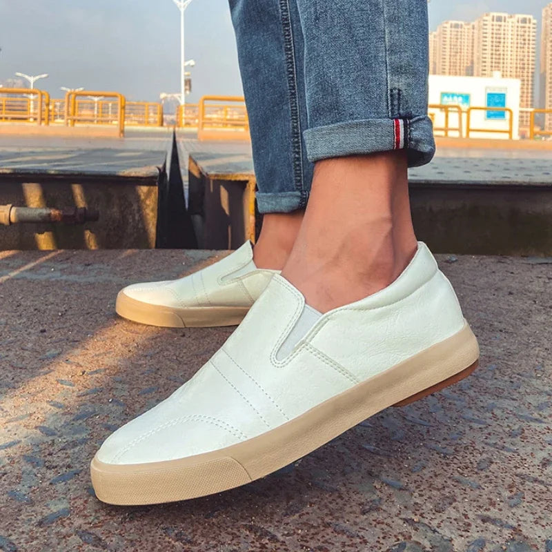 Lionel Portavani Men’s Leather Slip-On Loafers