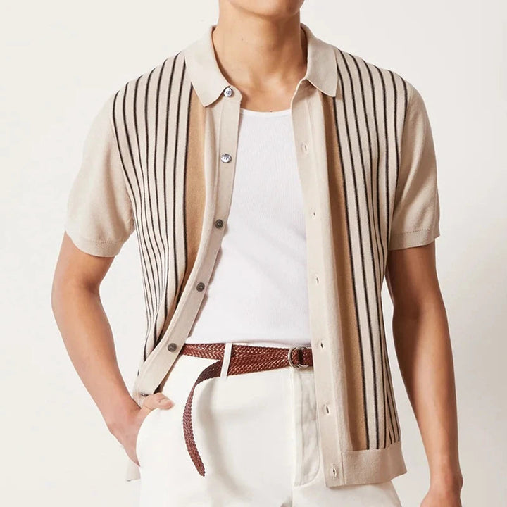 Aaron | Button-Up Polo