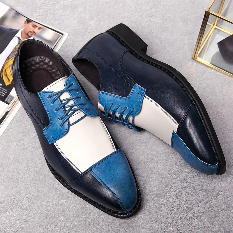 Camillo Ballini Leather Derby Shoes