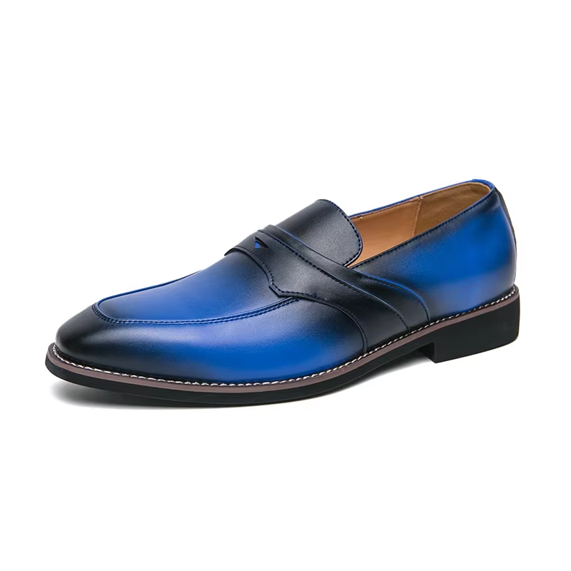 Christophe Beauregard Penny Leather Loafers