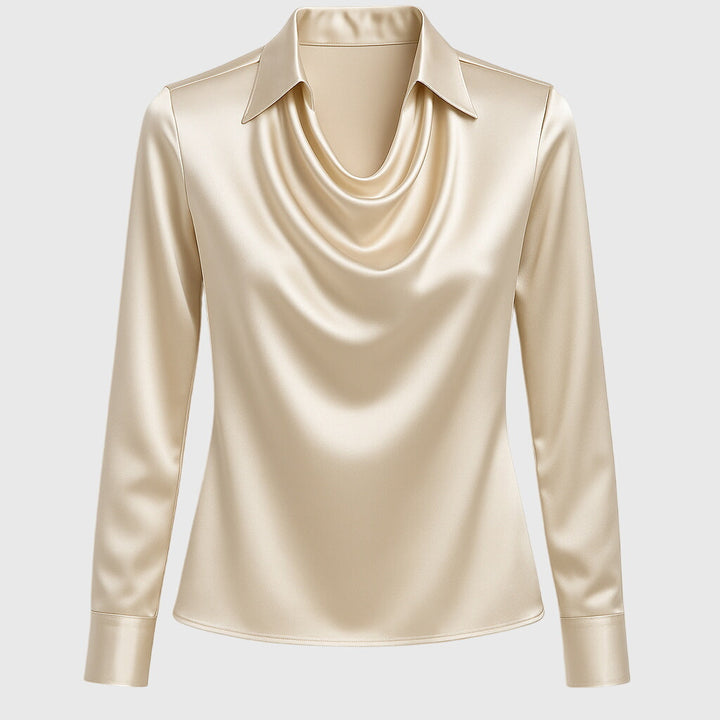 Caroline | Pleated Neckline Blouse
